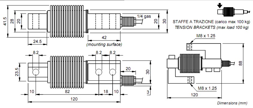 FCL-200kg稱重傳感器 FCL-200kg稱重傳感器