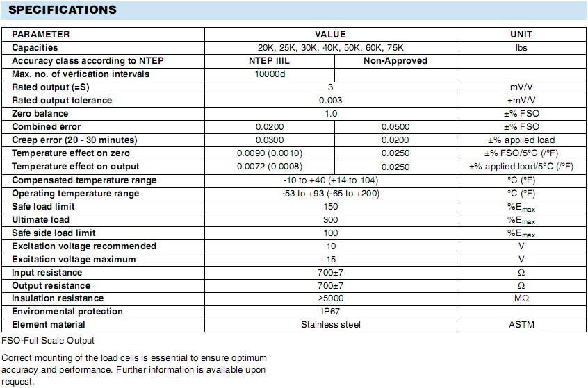 9323-20klbs傳感器 9323-20klbs傳感器