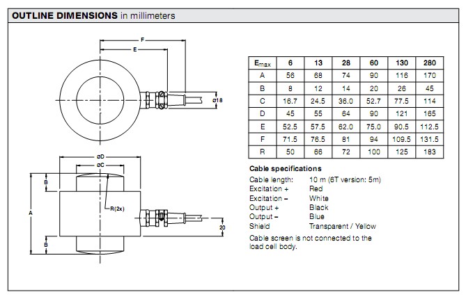 KSR-60T稱重傳感器 KSR-60T稱重傳感器