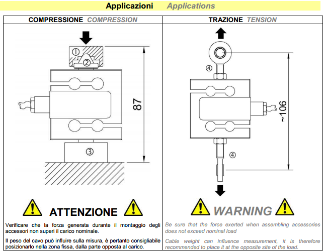 意大利TCA稱重傳感器 意大利TCA稱重傳感器